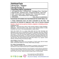 Load image into Gallery viewer, Earth Sana Adrenal Detox Tea - Loose Leaf - Label Back
