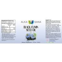 Load image into Gallery viewer, Alka Sana Black Cumin Seed Oil - 4 oz - Full Label
