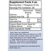 Load image into Gallery viewer, Alka Sana Black Cumin Seed Oil - 4 oz - Supplement Facts

