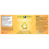 Load image into Gallery viewer, Alka Sana Immuno Max Oil- 2 oz - Full Label
