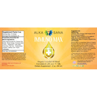 Load image into Gallery viewer, Alka Sana Immuno Max Oil- 4 oz - Full Label
