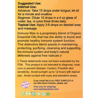 Load image into Gallery viewer, Alka Sana Immuno Max Oil- 4 oz - Suggested Use
