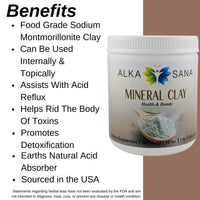 Load image into Gallery viewer, Alka Sana Mineral Clay Powder - 454 Gram - Benefits

