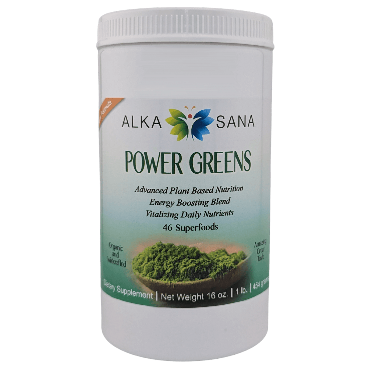 Alka Sana Power Greens Powder - 454 Gram