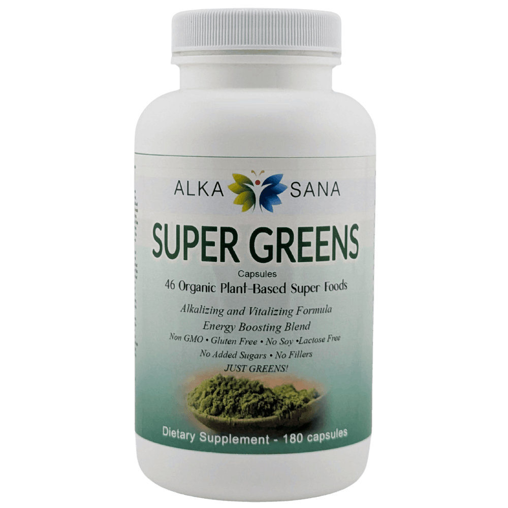 Alka Sana Super Greens Capsules - 180 Count