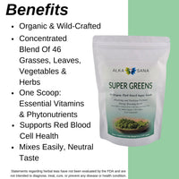 Load image into Gallery viewer, Alka Sana Super Greens Powder - 227 Gram Eco - Benefits
