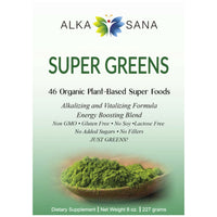 Load image into Gallery viewer, Alka Sana Super Greens Powder - 227 Gram Eco - Front Label
