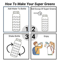Load image into Gallery viewer, Alka Sana Super Greens Powder - 227 Gram Eco - How To Make
