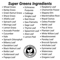 Load image into Gallery viewer, Alka Sana Super Greens Powder - 500 Gram Eco - Ingredient List
