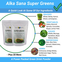 Load image into Gallery viewer, Alka Sana Super Greens Powder - 500 Gram Eco - Superfoods
