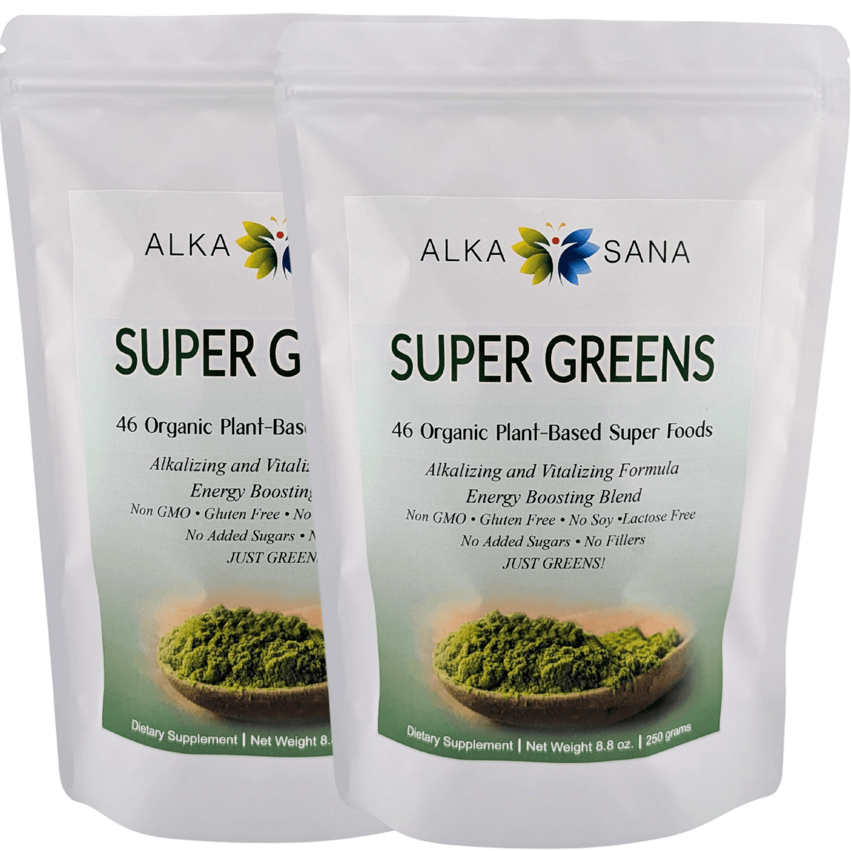 Alka Sana Super Greens Powder - 500 Gram Eco