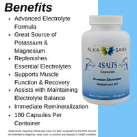 Load image into Gallery viewer, Earth Sana 4Salts Capsules - 180 Count - Benefits
