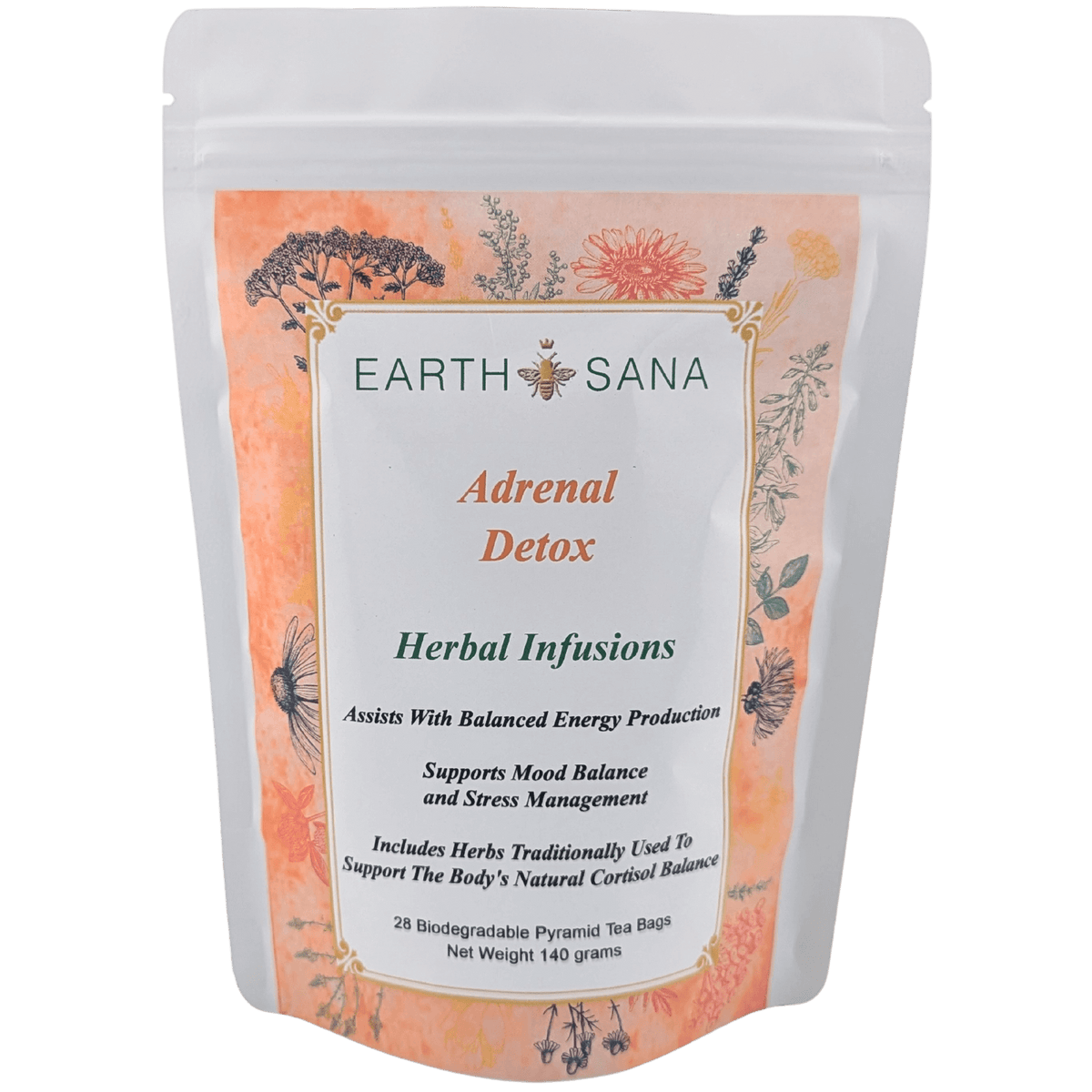 Earth Sana Adrenal Detox Tea - 28 Tea Bags