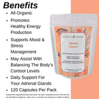 Load image into Gallery viewer, Earth Sana Adrenal Support Benefits
