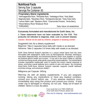 Load image into Gallery viewer, Earth Sana Adrenal Support - 120 Capsules - Label Back
