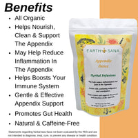 Load image into Gallery viewer, Earth Sana Appendix Detox Tea Benefits
