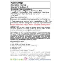 Load image into Gallery viewer, Earth Sana Appendix Detox Tea - Label Back
