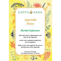 Load image into Gallery viewer, Earth Sana Appendix Detox Tea - Label Front

