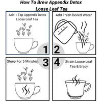 Load image into Gallery viewer, Earth Sana Appendix Detox Tea - Loose Leaf - How To Brew
