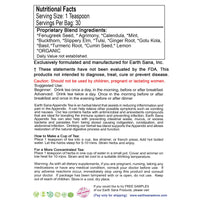 Load image into Gallery viewer, Earth Sana Appendix Detox Tea - Loose Leaf - Label Back
