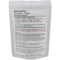 Load image into Gallery viewer, Earth Sana Blood &amp; Lymphatic Detox Tea - Loose Leaf Back View
