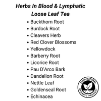Load image into Gallery viewer, Earth Sana Blood &amp; Lymphatic Detox Tea - Loose Leaf Herbs
