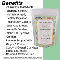 Load image into Gallery viewer, Earth Sana Digestive Loose Leaf Tea Benefits
