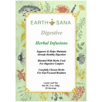 Load image into Gallery viewer, Earth Sana Digestive Loose Leaf Tea - Front Label
