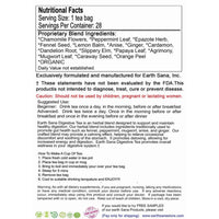 Load image into Gallery viewer, Earth Sana Digestive Tea - 28 Tea Bags - Back Label
