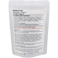 Load image into Gallery viewer, Earth Sana Heart &amp; Circulation Tea - Loose Leaf Back View
