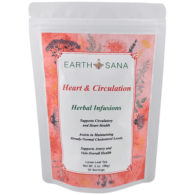Circulation Tea Earth Sana Heart & Circulation Tea | Loose Leaf | Supports Cardio ...