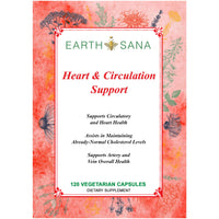 Load image into Gallery viewer, Earth Sana Heart &amp; Circulation Support - 120 Capsules - Label Front
