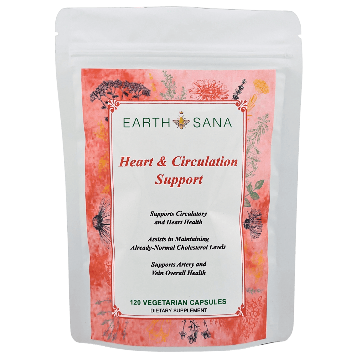 2-Pack Healthy Flow Blood Support Capsules – Cardiovascular Circulation Support, 120 Caps Total