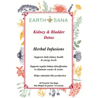 Load image into Gallery viewer, Earth Sana Kidney &amp; Bladder Detox Tea - Label Front
