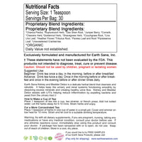 Load image into Gallery viewer, Earth Sana Kidney and Bladder Detox Tea - Loose Leaf - Label Back
