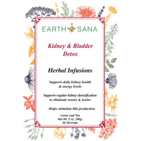 Load image into Gallery viewer, Earth Sana Kidney and Bladder Detox Tea - Loose Leaf - Label Front
