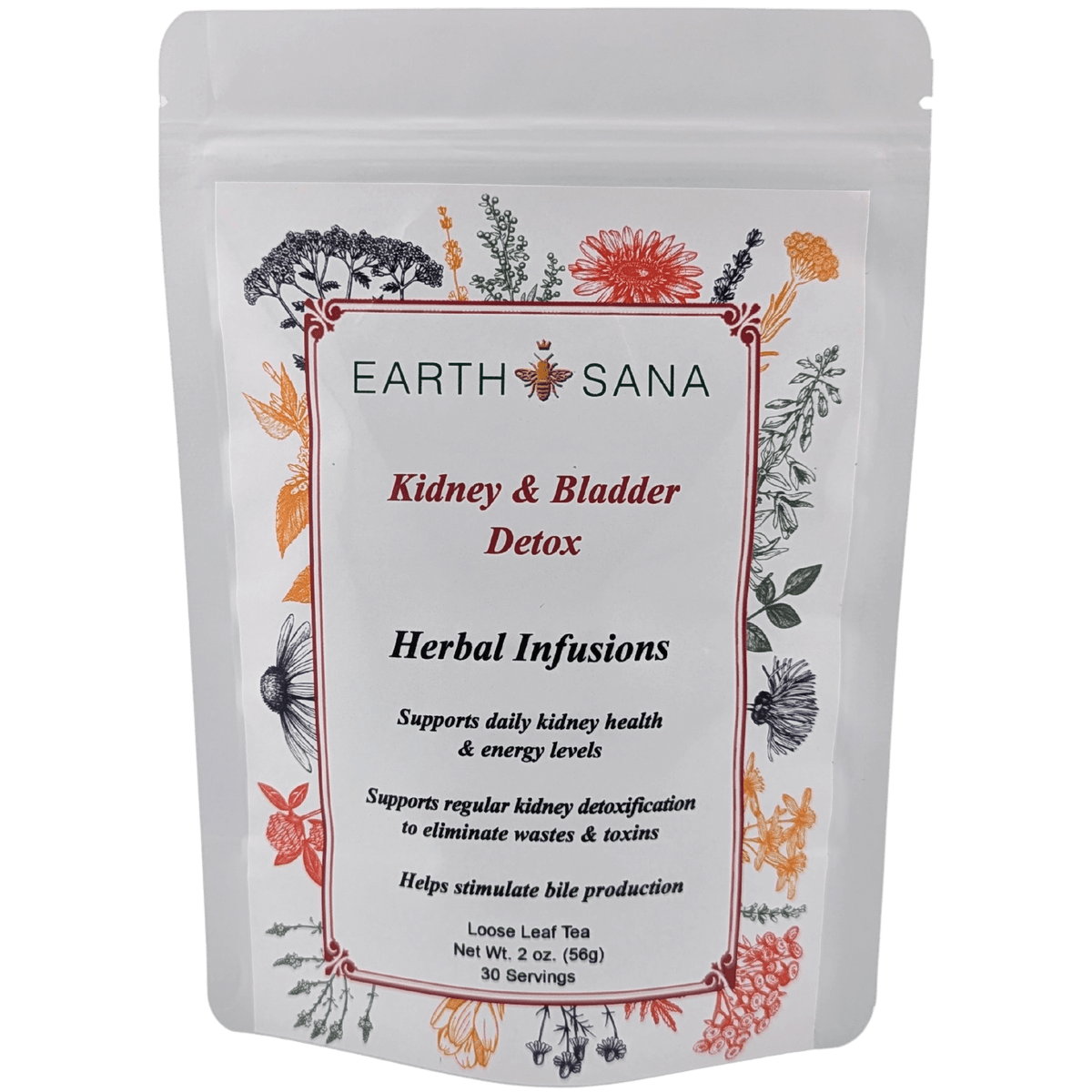 Earth Sana Kidney and Bladder Detox Tea - Loose Leaf