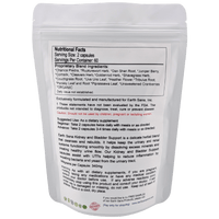 Load image into Gallery viewer, Earth Sana Lung &amp; Respiratory Support - 120 Capsules - Back View
