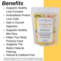 Load image into Gallery viewer, Earth Sana Liver, Gallbladder &amp; Spleen Detox Tea - Loose Leaf - Benefits
