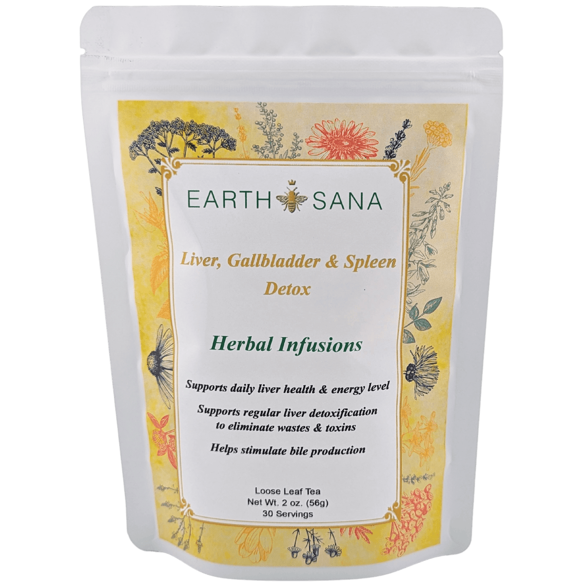 Earth Sana Liver, Galbladder & Spleen Detox Tea - Loose Leaf