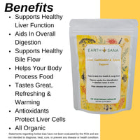 Load image into Gallery viewer, Earth Sana Liver, Gallbladder &amp; Spleen Support Benefits
