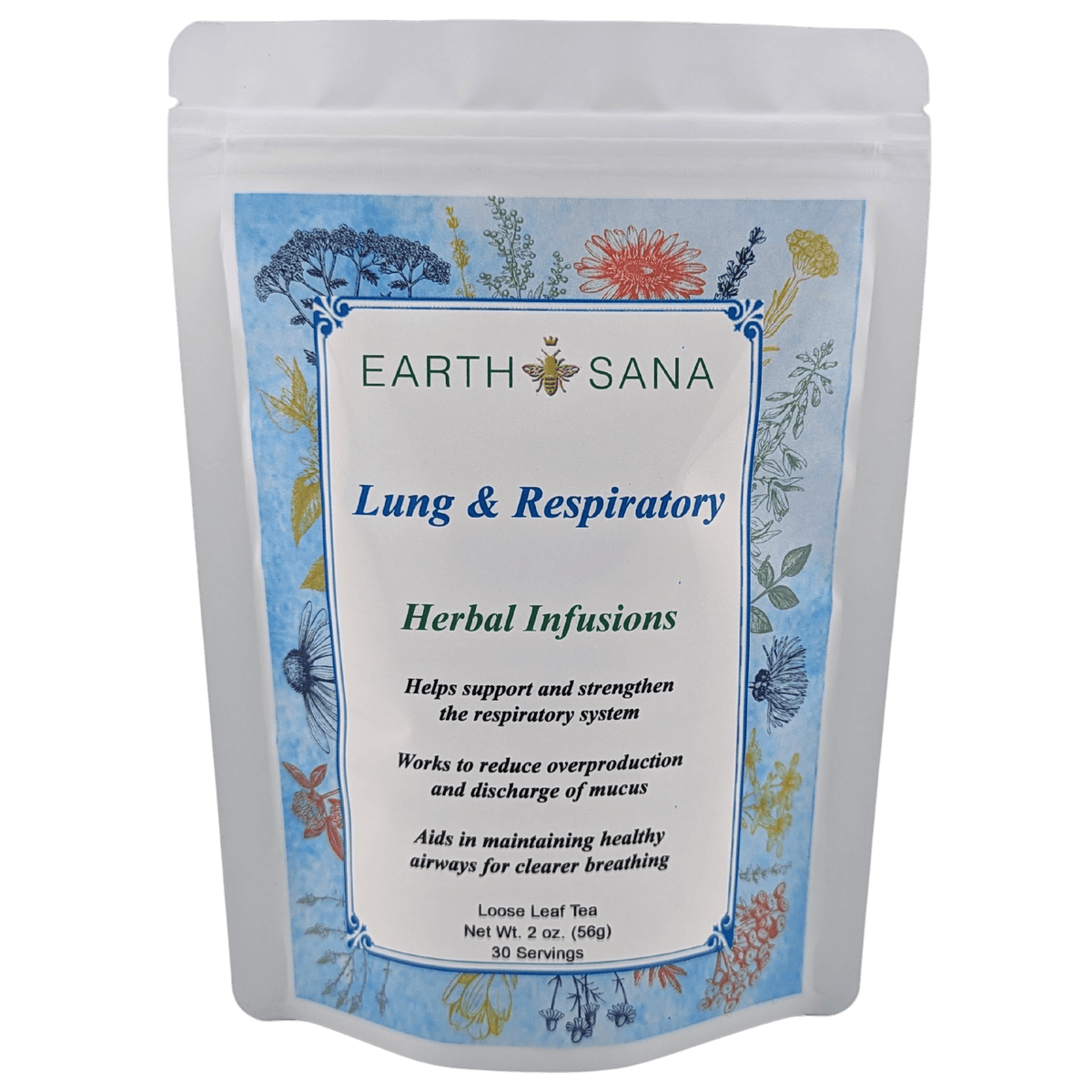 Earth Sana Lung & Respiratory Detox Tea - Loose Leaf