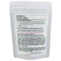 Load image into Gallery viewer, Earth Sana Lung &amp; Respiratory Support - 120 Capsules - Back View
