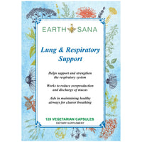 Load image into Gallery viewer, Earth Sana Lung &amp; Respiratory Support - 120 Capsules - Label Front

