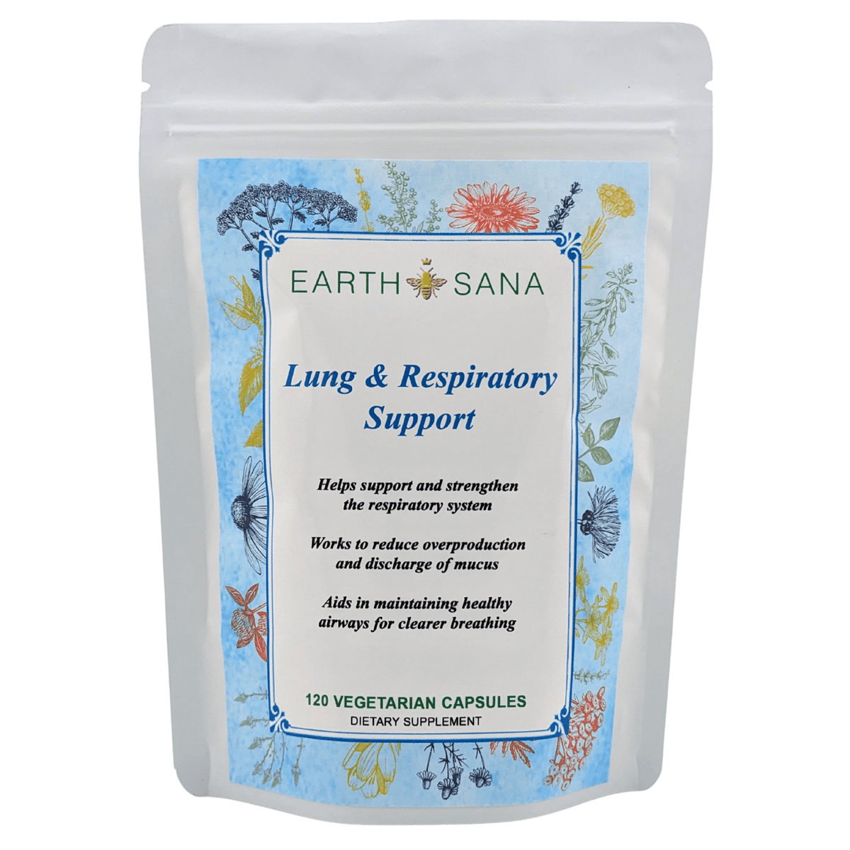 Earth Sana Lung & Respiratory Support - 120 Capsules