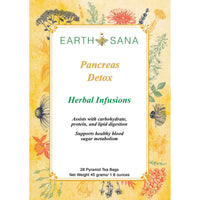 Load image into Gallery viewer, Earth Sana Pancreas Detox Tea - 28 Tea Bags - Label Front
