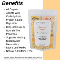 Load image into Gallery viewer, Earth Sana Pancreas Detox Tea - Loose Leaf - Benefits
