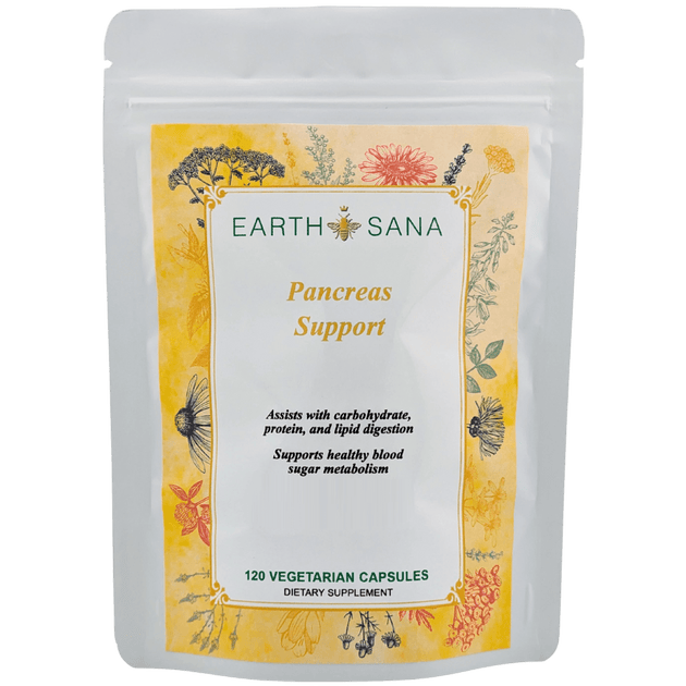 Earth Sana Pancreas Support Capsules - 120 Count | Earth Sana Store