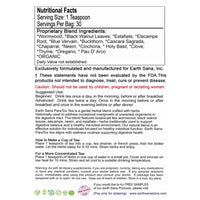 Load image into Gallery viewer, Earth Sana ParaTox Loose Leaf Tea - Back Label
