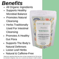 Load image into Gallery viewer, Earth Sana ParaTox Loose Leaf Tea Benefits
